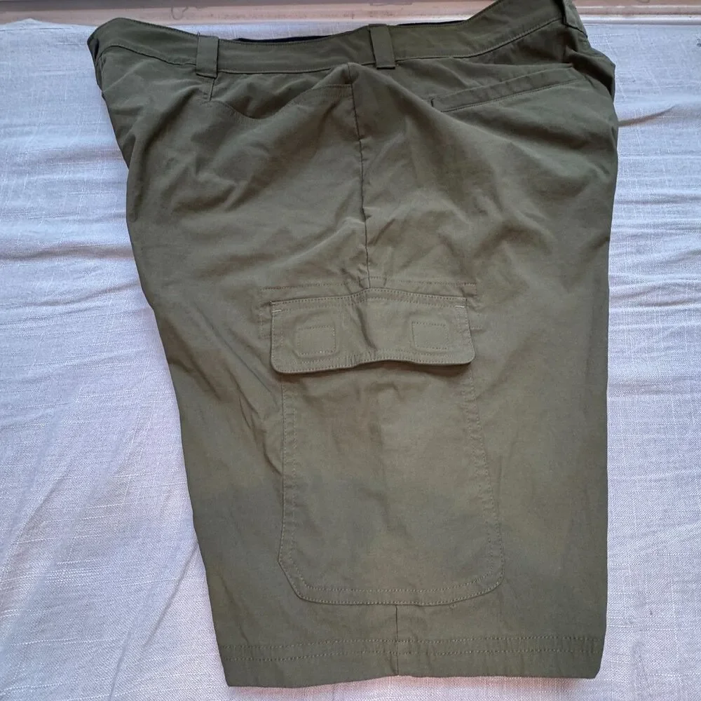 Orvis Shorts Men's 40 Green Khaki Cargo Fishing Outdoor Comfort Waist